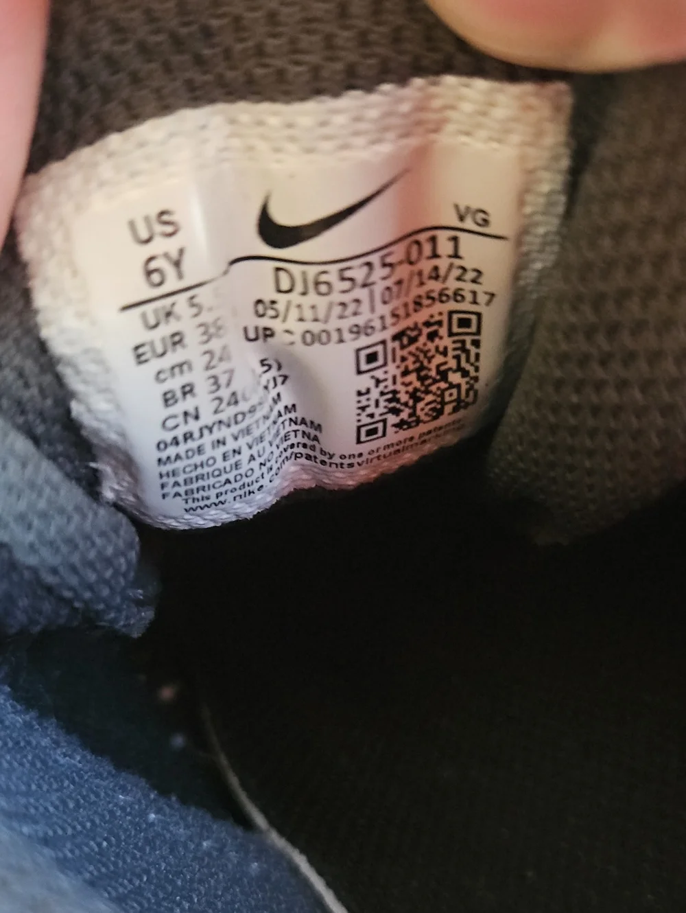 Nike Youth Black Baseball Cleats